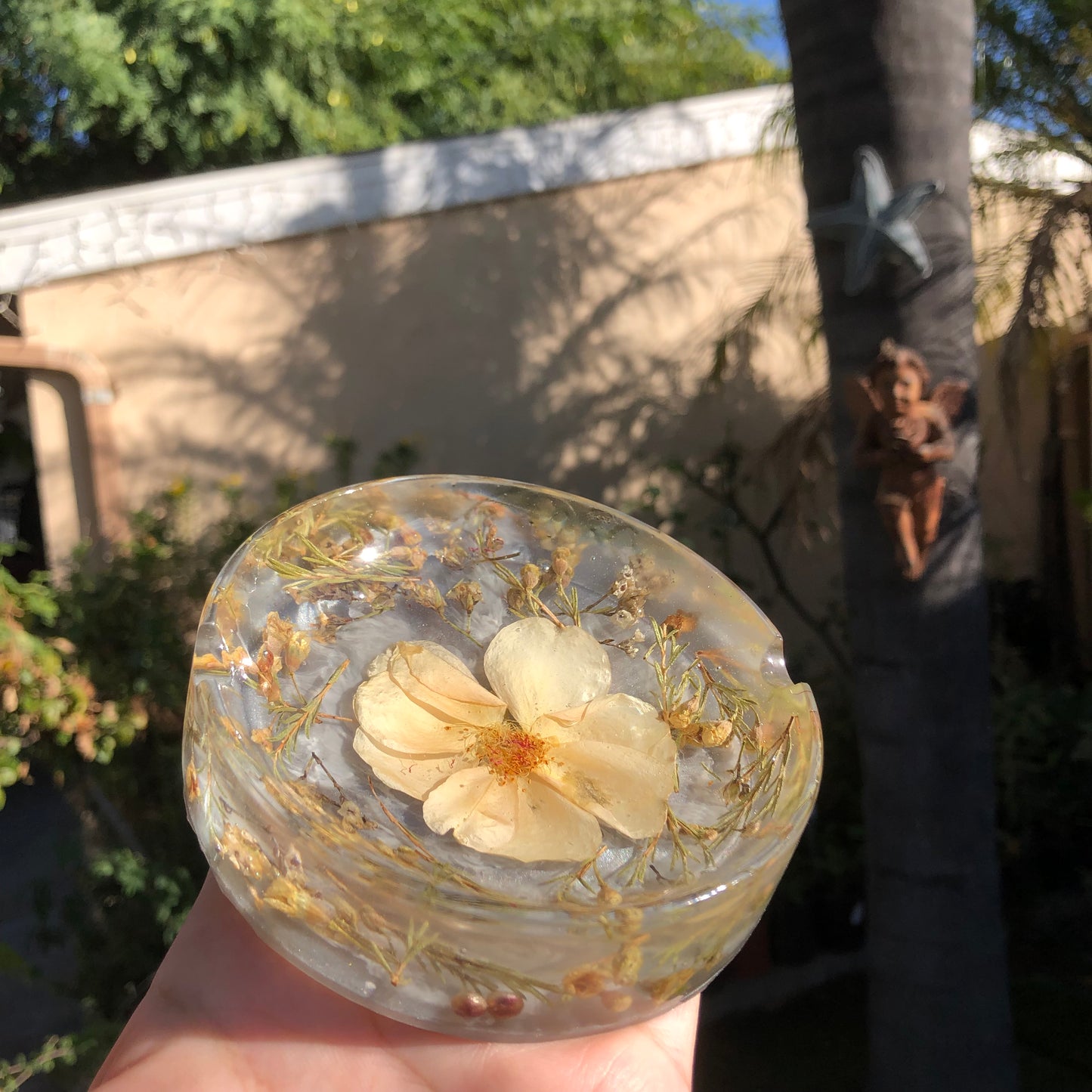 Floral Trinket Tray / Ash Tray