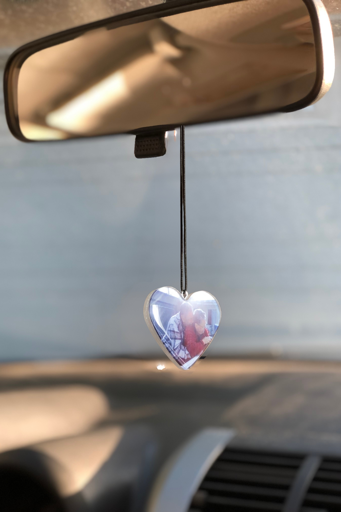 Car Rear View Mirror Hanging Photo