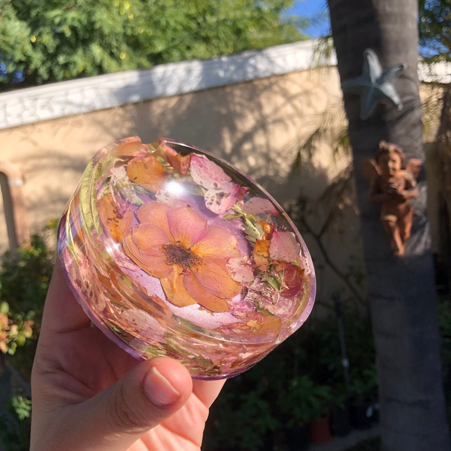 Floral Trinket Tray / Ash Tray