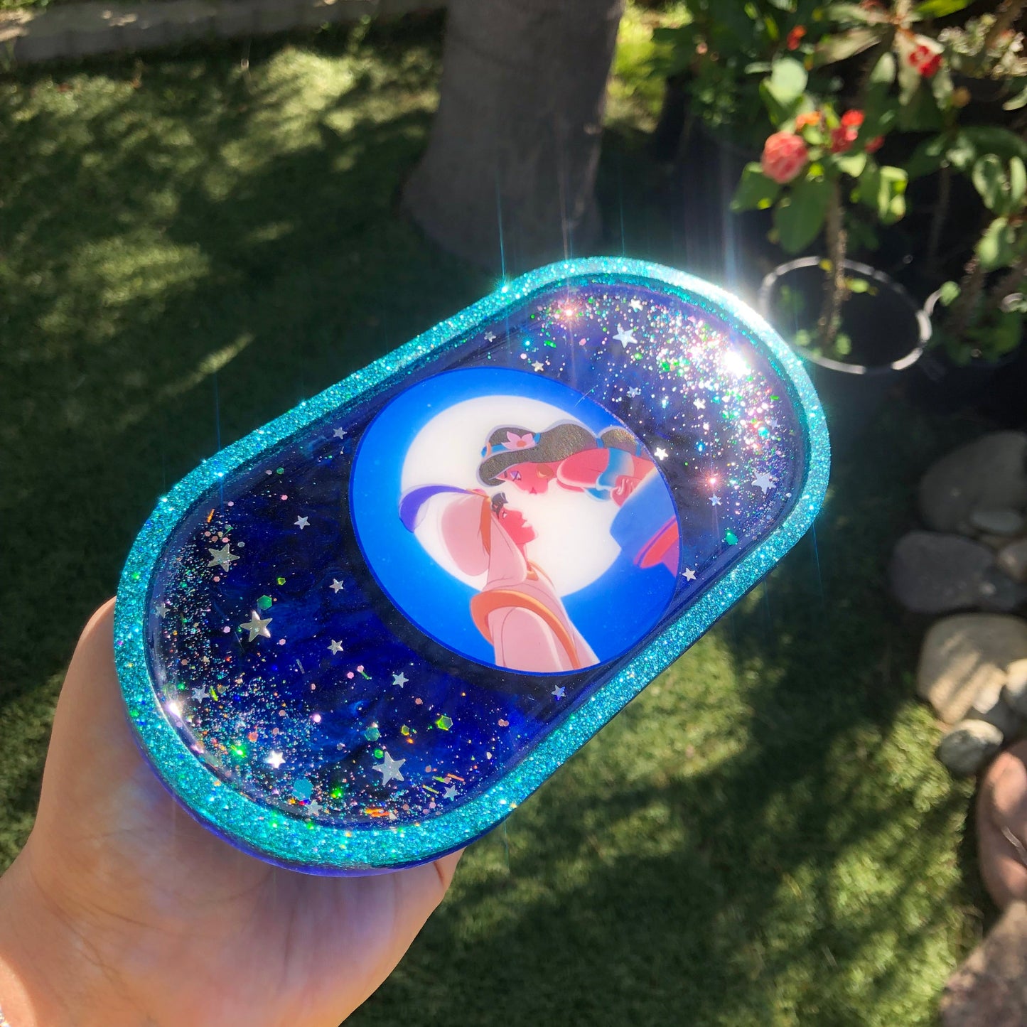 Jasmine & Aladdin Inspired 🌟🧞♂️Oval Trinket Tray