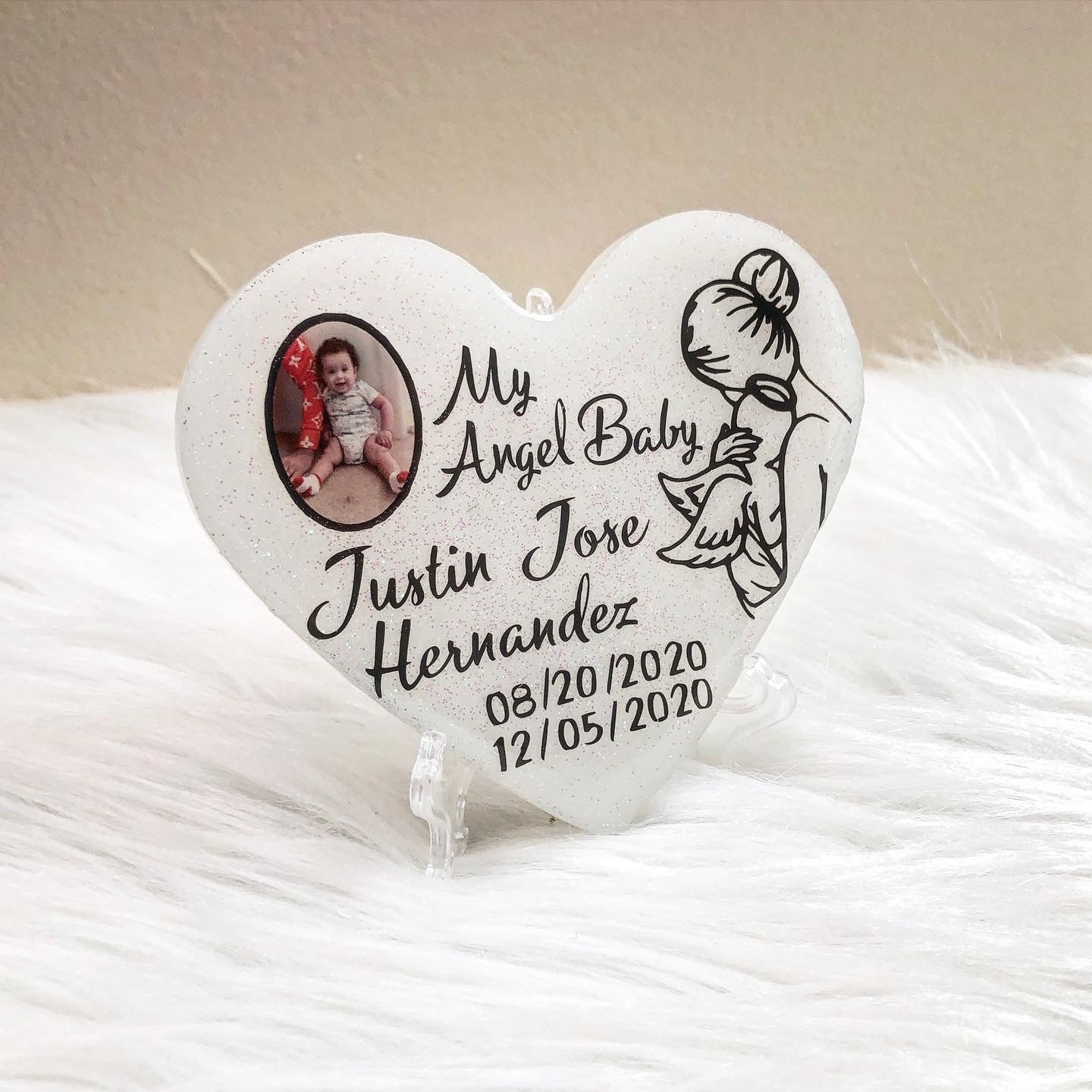 Angel Baby Heart Display