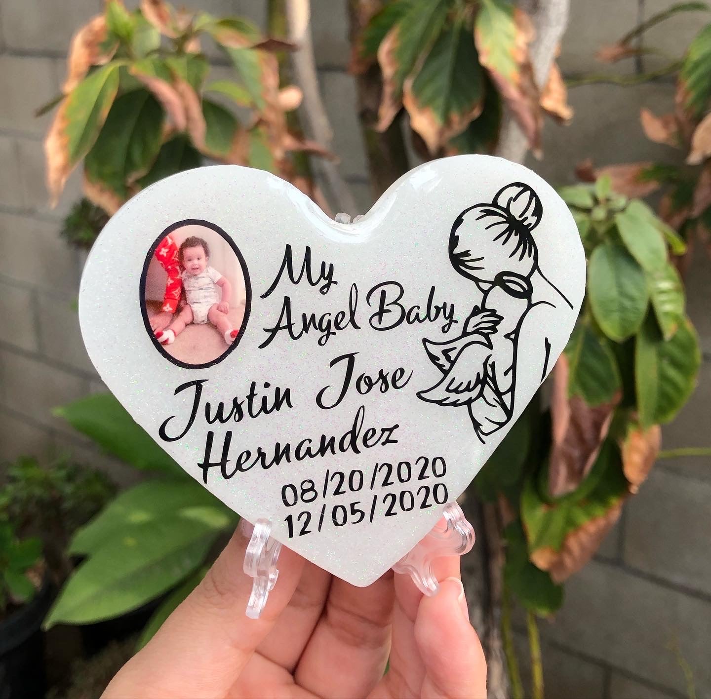 Angel Baby Heart Display