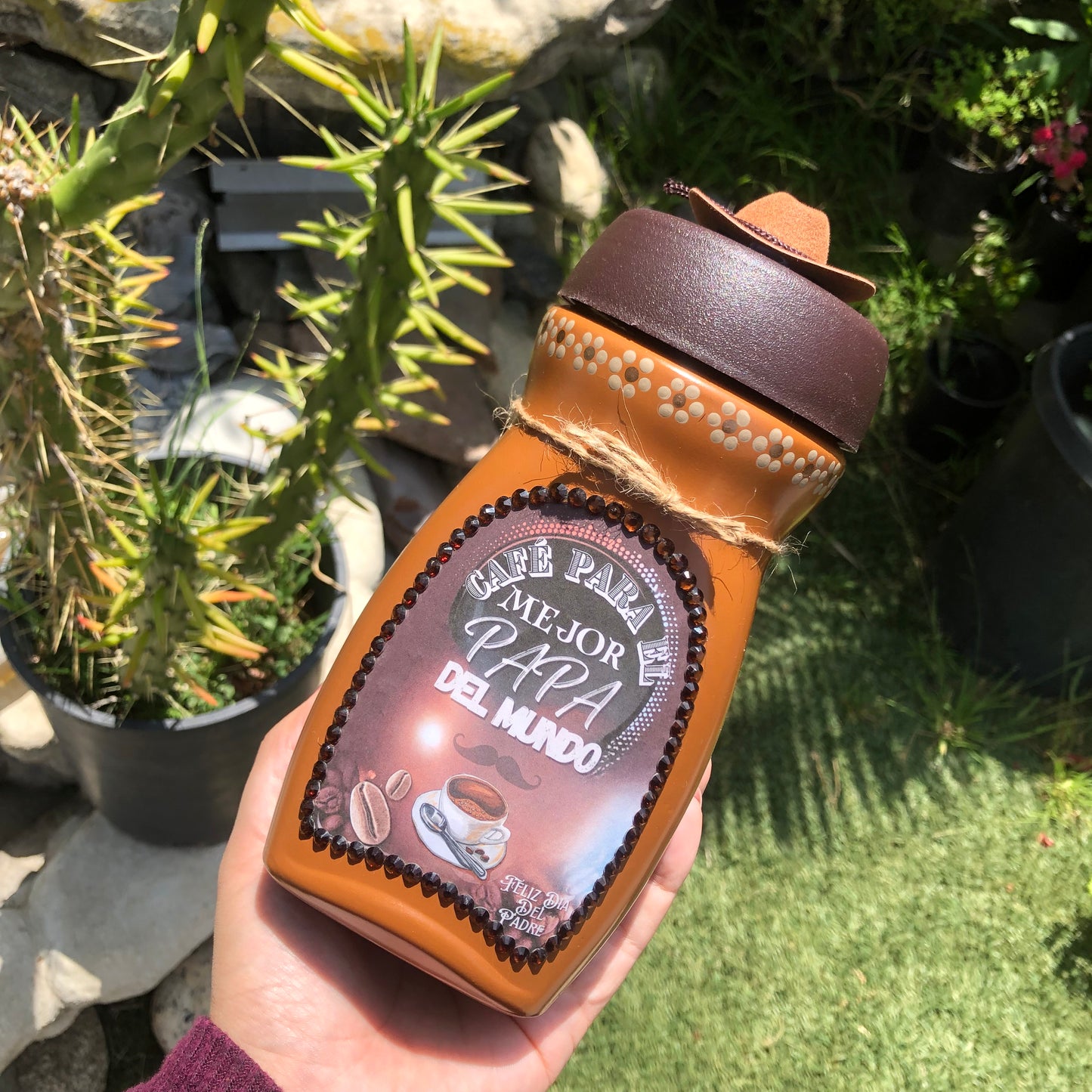 Custom/Personalized Coffee Jar - Men's / Father's Day Edition