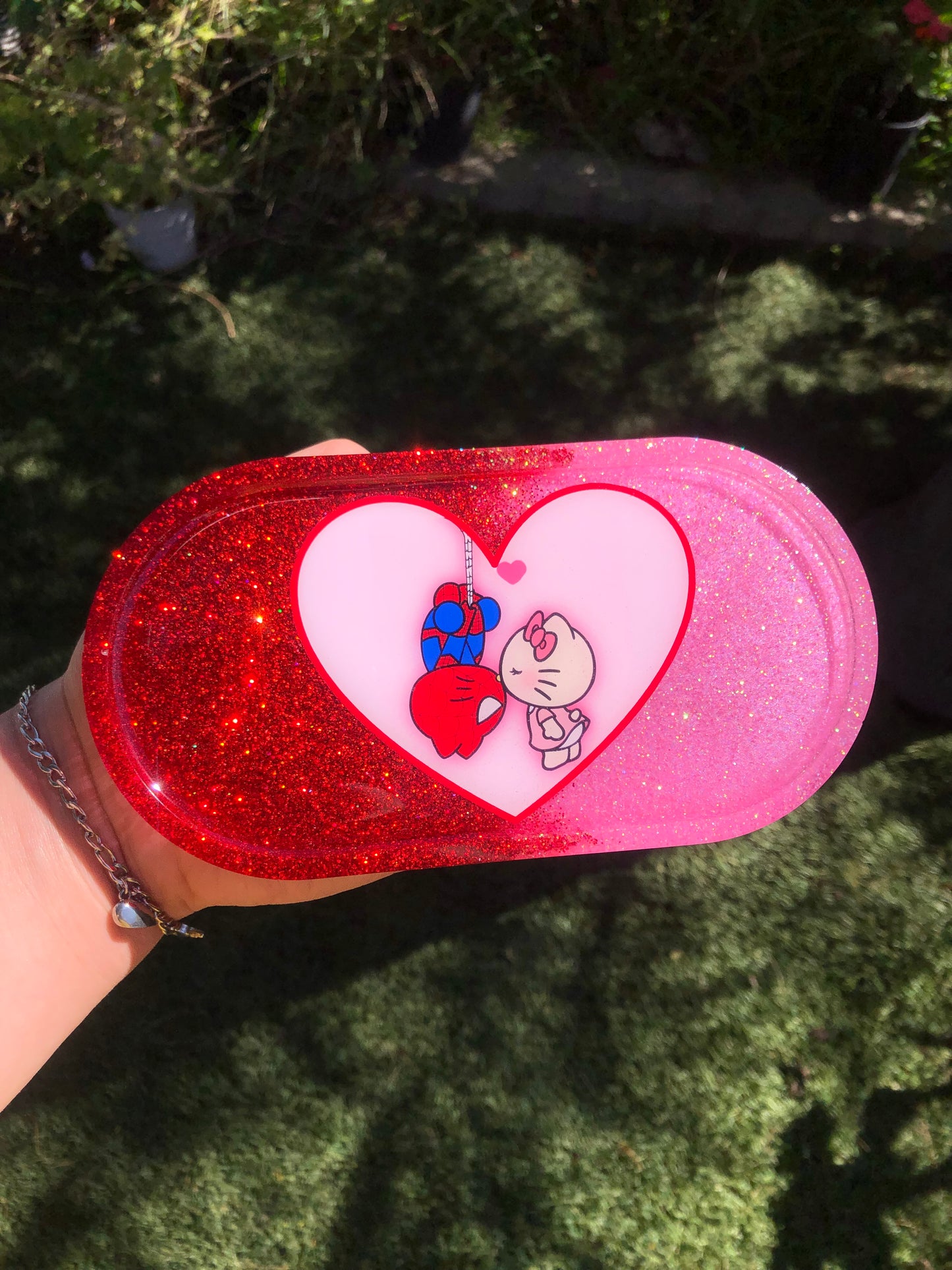 Spidey x Hk Inspired 🕷️💕 Oval Trinket Tray
