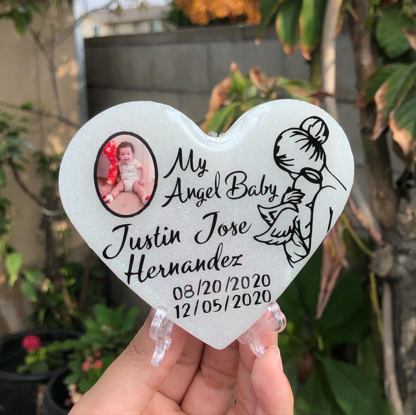 Angel Baby Heart Display