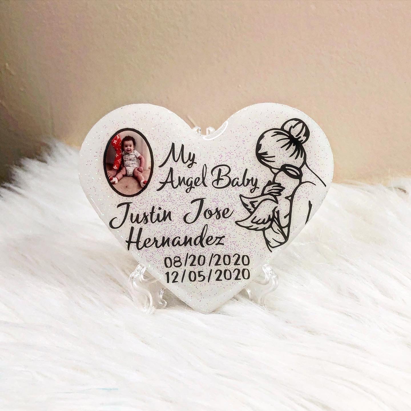 Angel Baby Heart Display