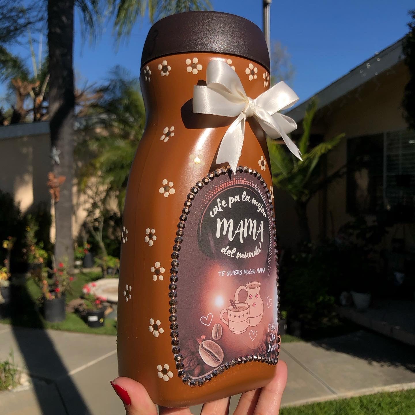 LARGE Custom Coffee Jar (10.5 oz)