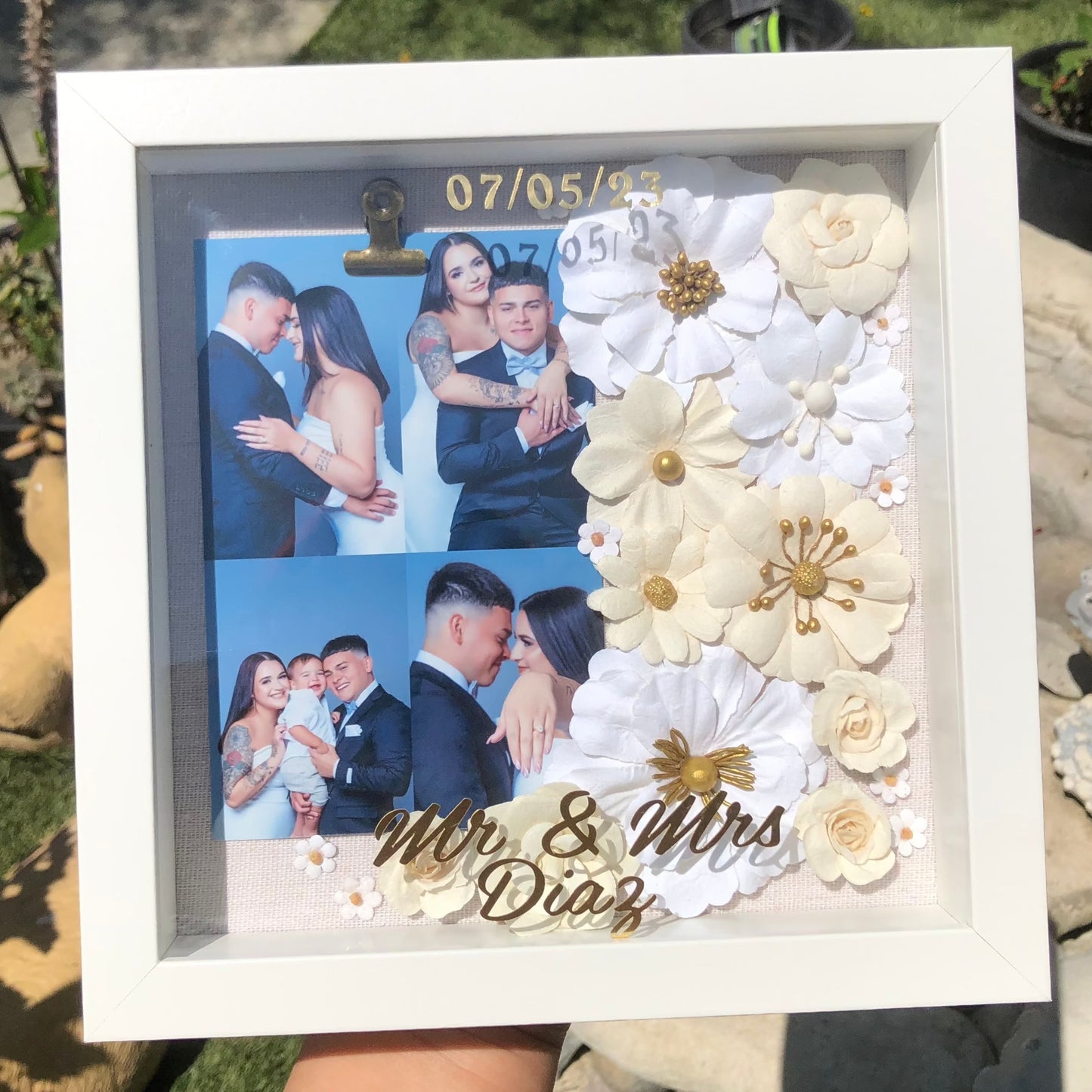 Mr & Mrs Wedding Picture Frame