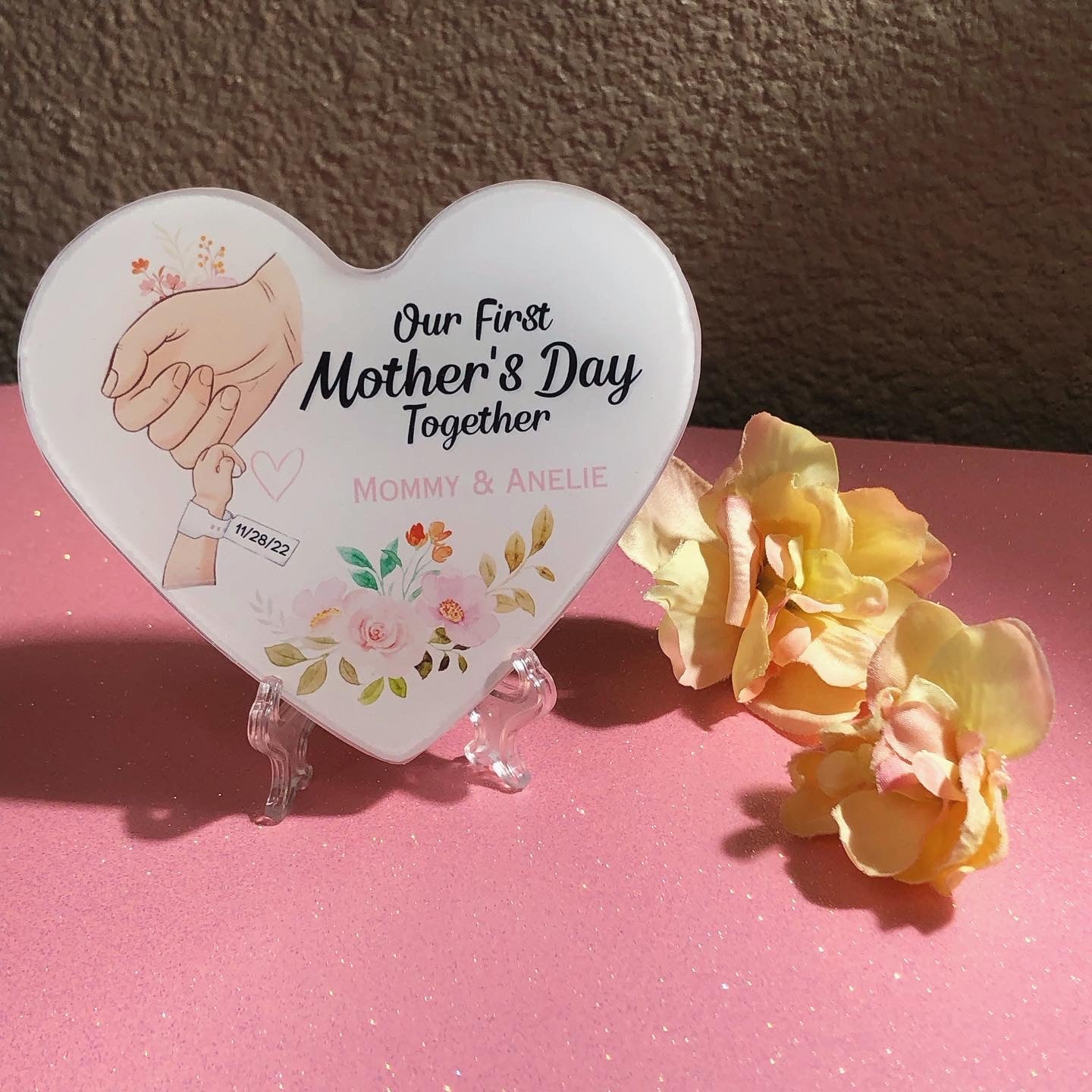 'Our First Mother's Day Together' Heart Keepsake