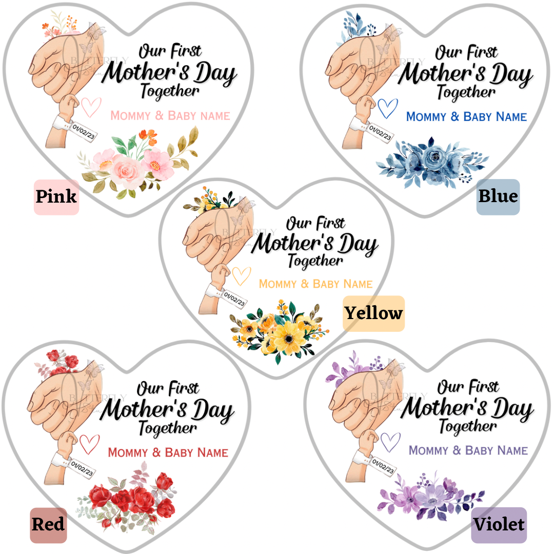 'Our First Mother's Day Together' Heart Keepsake