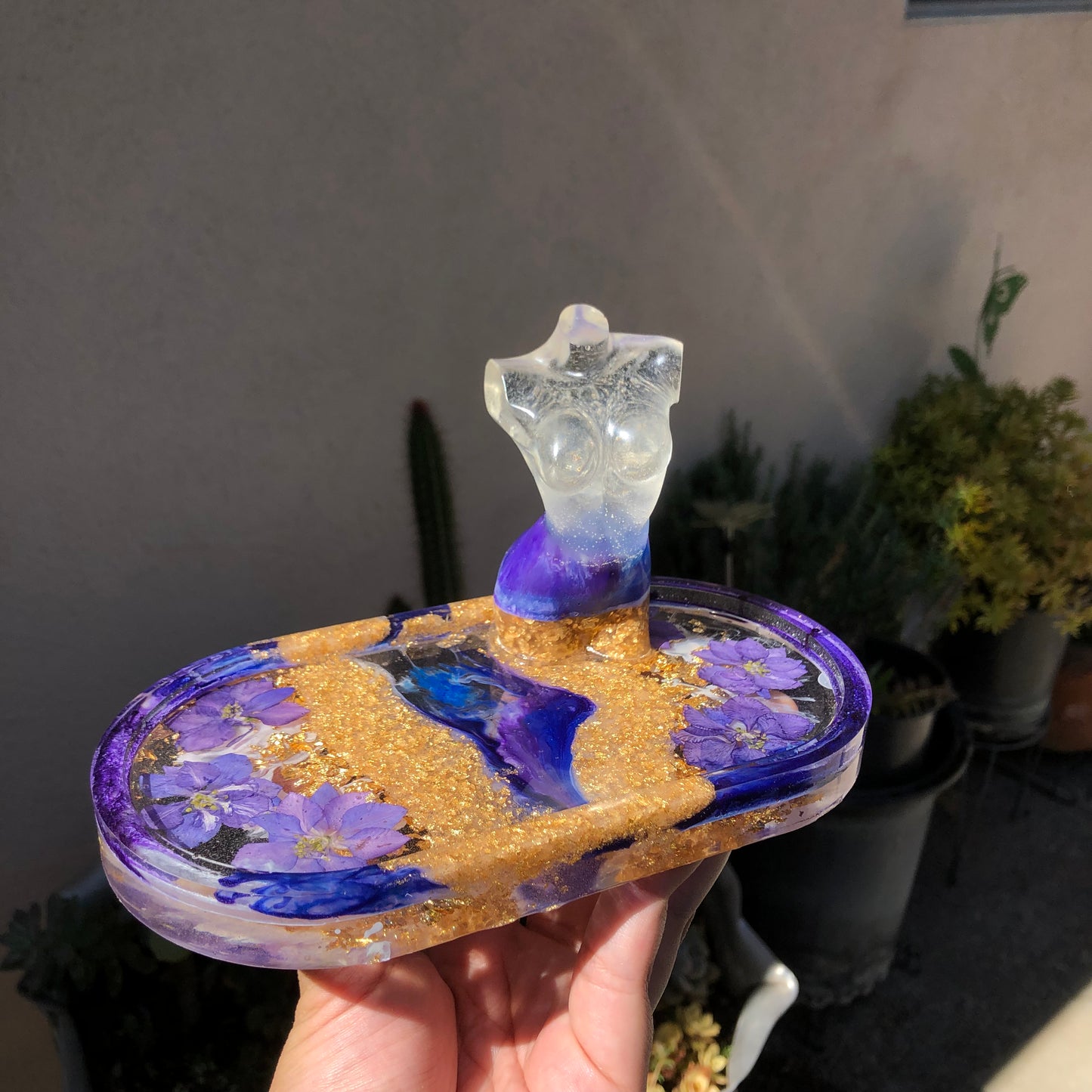 goddess oval tray