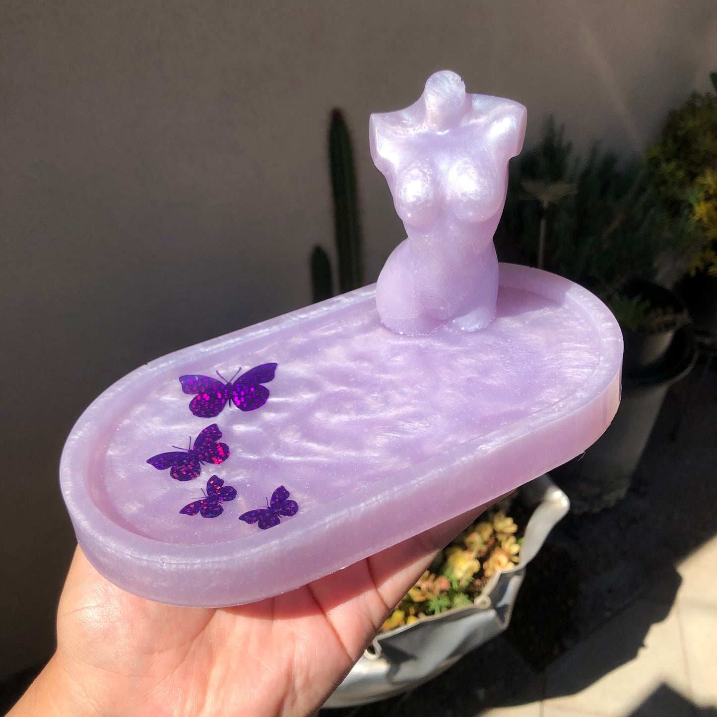 goddess oval tray