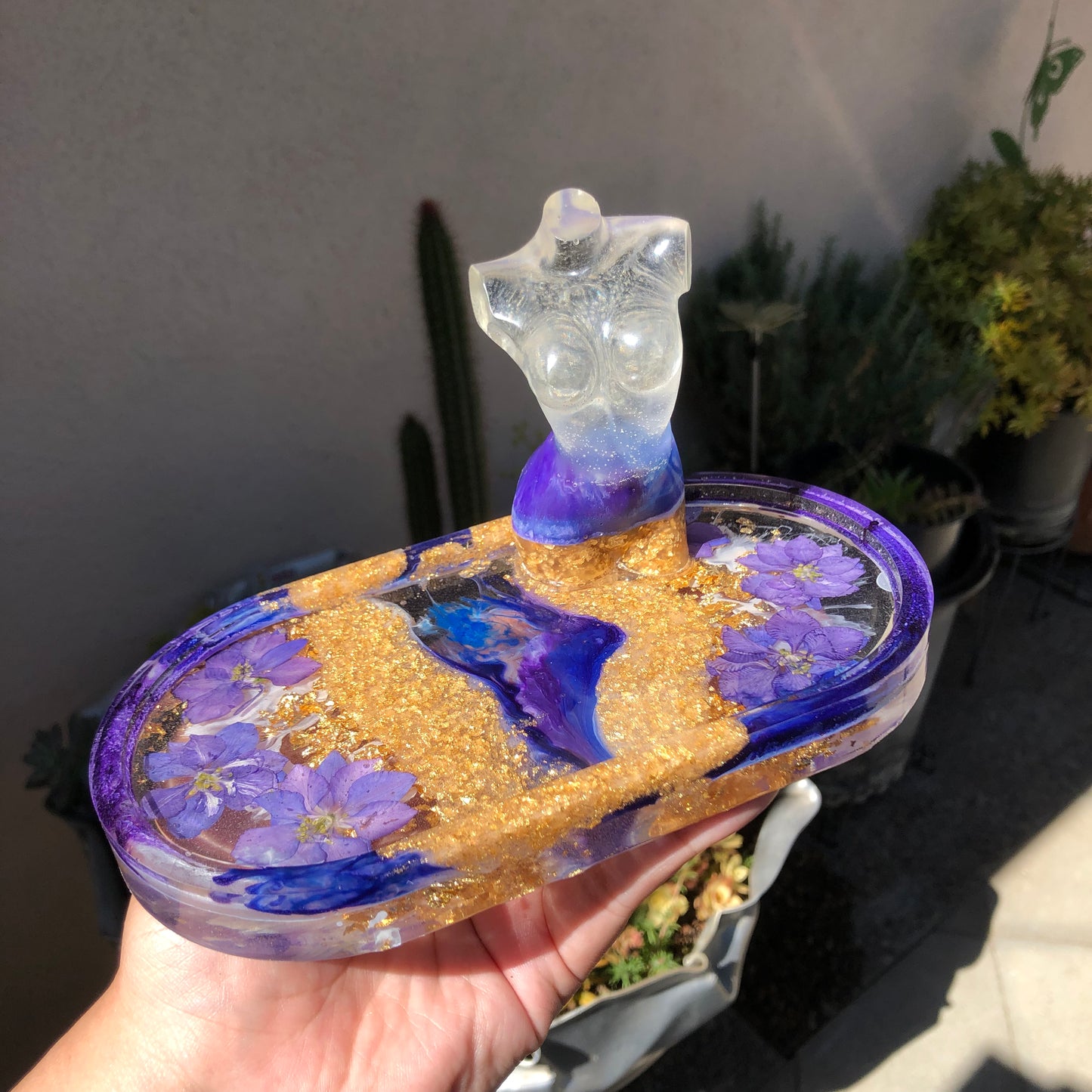 goddess oval tray