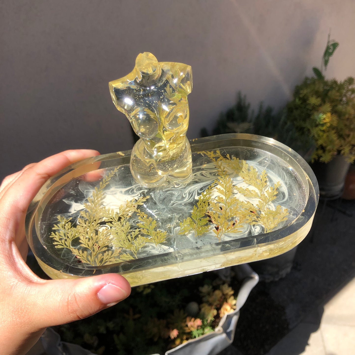 goddess oval tray