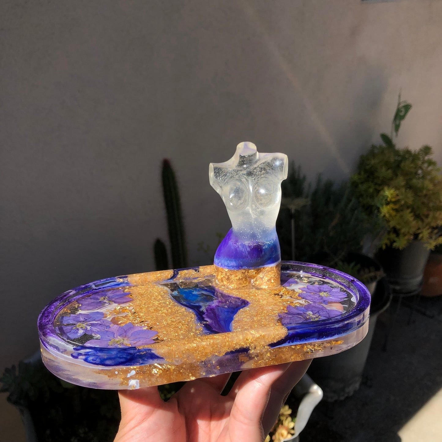 goddess oval tray
