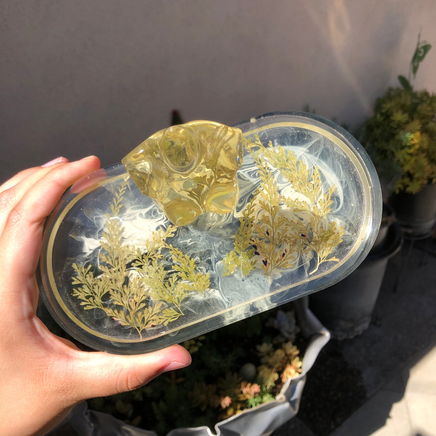 goddess oval tray