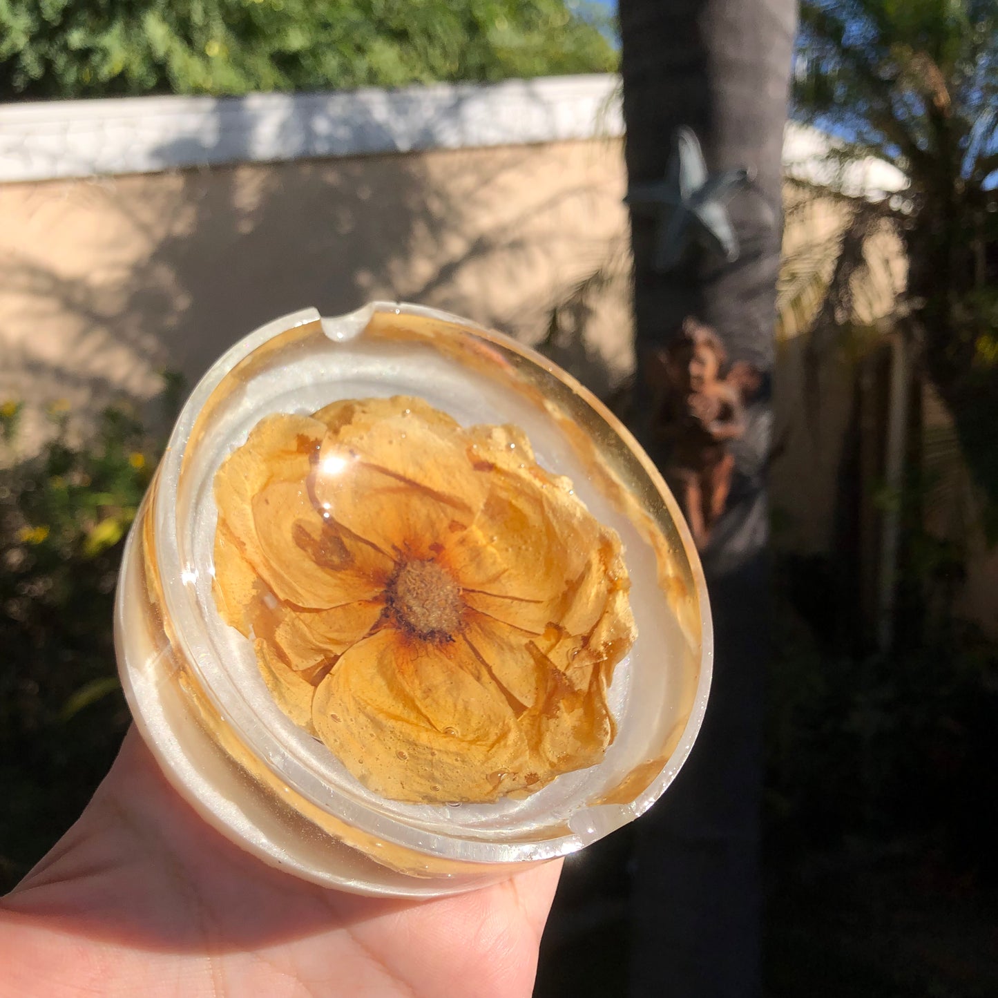 Floral Trinket Tray / Ash Tray