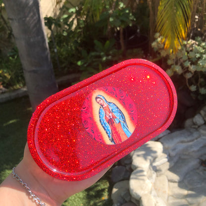 Virgencita Oval Trinket Tray