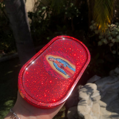 Virgencita Oval Trinket Tray