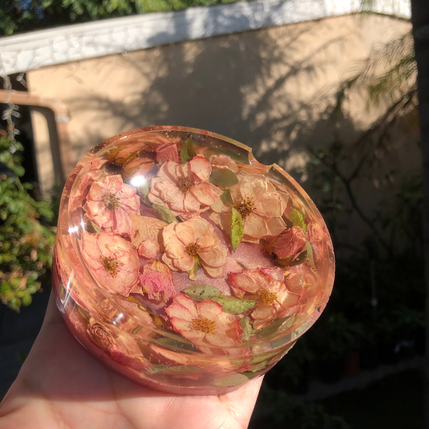 Floral Trinket Tray / Ash Tray