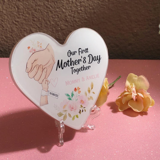 'Our First Mother's Day Together' Heart Keepsake