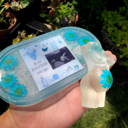 Custom Photo Oval Trinket Tray