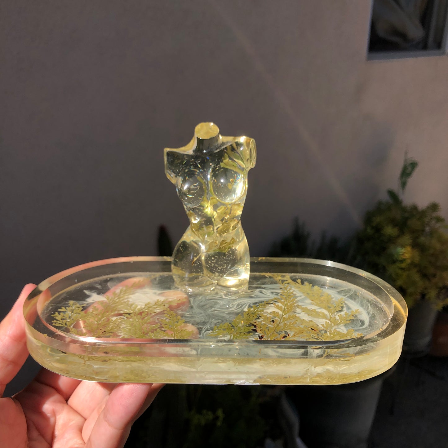 goddess oval tray
